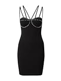 Nieten Tally Weijl Damen Kleid schwarz/Silber M