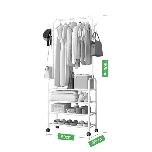 Perchero con ruedas ideal para ordenar tu dormitorio con estilo 3