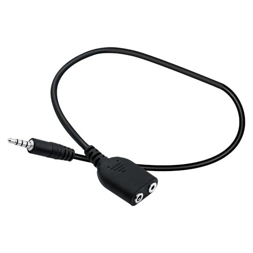Mcbazel Surecom 2-Pin Earpiece Adapter for Kenwood Earpiece Walkie-Talkie to 3.5mm Headphone Jack - NOT Compatible with 2.5mm Headphone Jack