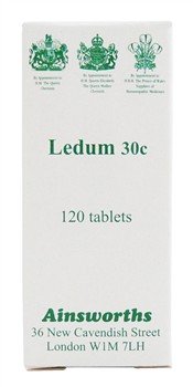 30C Ledum Homoeopathic Remedy - Pack of 120 Tablets