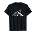Paragleiter mit Berge T-Shirt Paraglider Paragliding T-Shirt