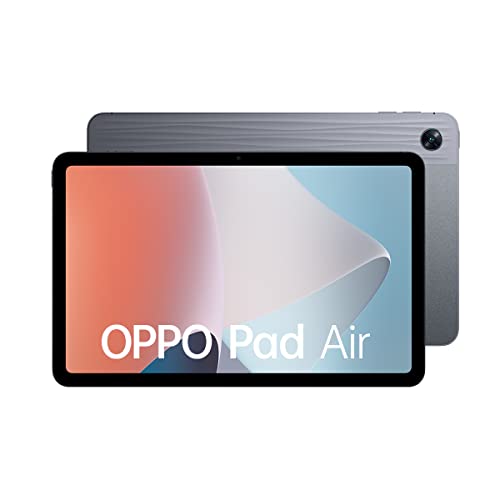 OPPO Pad Air - WiFi タブレット、2K スクリーン、10.4 インチ、4GB+64GB、7100mAh バッテリー、18W 高速充電 - グレー