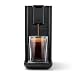 Tchibo Qbo ICONIC Premium Kapselmaschine inkl. 16 recyclebare Qbo Kapseln für Espresso, Caffè und Caffè Grande, kompaktes, innovatives Design, Dark Chrome