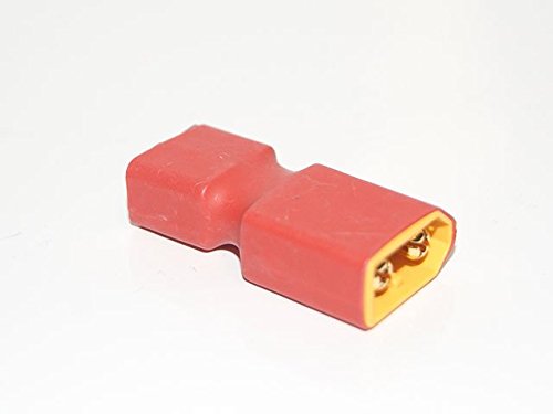 Lot de 2 adaptateurs haut de gamme XT60 mâle vers XT60 mâle pour batterie LiPo, courant élevé, 2 broches, 60 A, pour modélisme Lot de 2 adaptateurs haut de gamme XT60 mâle vers XT60 mâle pour batterie LiPo, courant élevé, 2 broches, 60 A, pour modélisme
