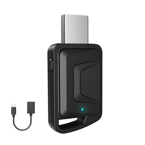 LUSSUVOX CarPlay Smart Box,Wireless CarPlay Adapter, converts Factory Wired to Wireless CarPlay dongle, Plug and Play