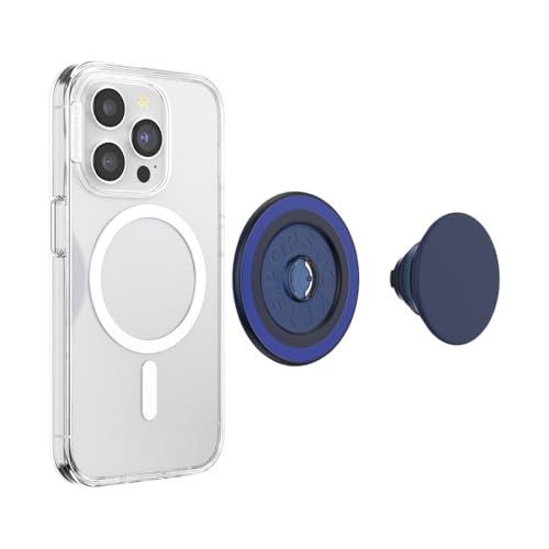 Image of PopSockets Phone Grip for MagSafe, Magnetic Holder, Phone Stand - Basic Naval