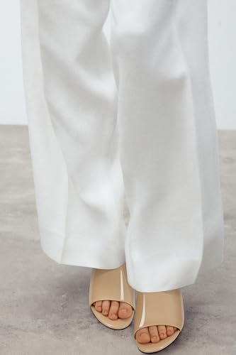 DOEYG Peep Toe Wedges Sandals for Women Kitten Heel Mule Sandals Comfortable Dressy Slip on Summer Slide Sandal3