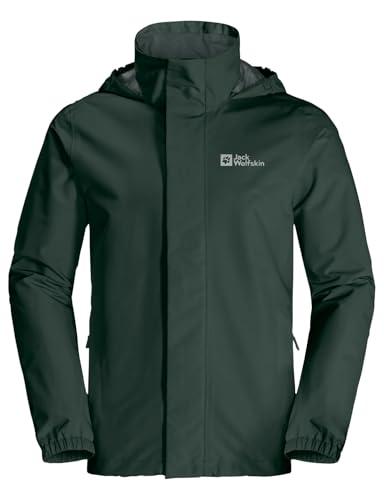 Jack Wolfskin Herren Stormy Point 2l Jkt M, Black Olive/black Olive, L EU