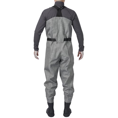 Image of BASSDASH 3D Boot Foot Game Wader Ultra High Strength Nylon PVC Fishing Hunting Chest Waders for Men