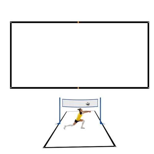 Volleyball-Feldlinien | Widerstandsfähige Bodenabgrenzungen, wiederverwendbares Material für den Außenbereich, tragbares Spielzubehör für tägliches Training