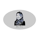 CafePress Ilhan Omar Euro Oval Car Bumper Magnet