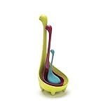 cucharon dinosaurio Apta para lavavajillas. Ototo Nessie Familia 3-en-1 de Todos los cucharón, Azul, x 26,5 8 x 11 cm
