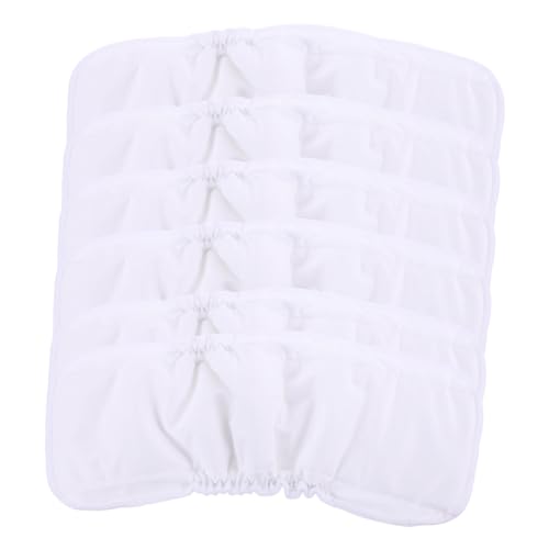 Inserts de couches lavables Vaguelly en bambou coton lot de 6