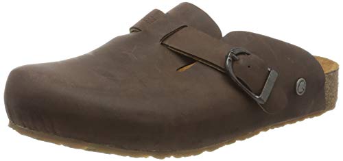 Image of HAFLINGER Grizzly Zigzag Felt Clog Wool Slipper
