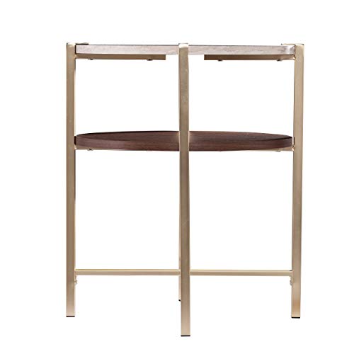 SEI Furniture Stevenly Glass-Top 48" Cocktail Table, Chrome by SEI Furniture - Image 3