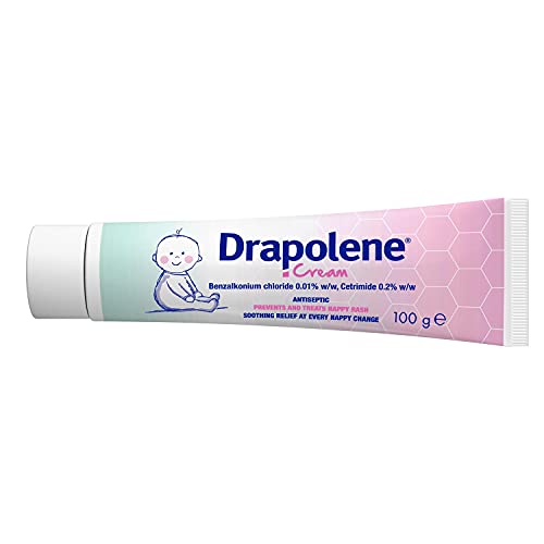 Drapolene Cream 100g Tube | Prevents and Treats Nappy Rash | Soothes and Protects Babys Bottom from Newborn Onwards