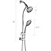 No-Tool Installation 5-Inch Rain Shower & 7-Spray Handheld Combo in Chrome