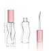 COSIDEA 9 pcs 15ml Pink Empty large size lip gloss tubes S-shaped lipgloss tube bottles for coconut oil liptin refill