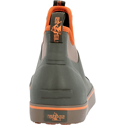 ROCKY Dry-Strike Waterproof Green & Orange Deck Boot4
