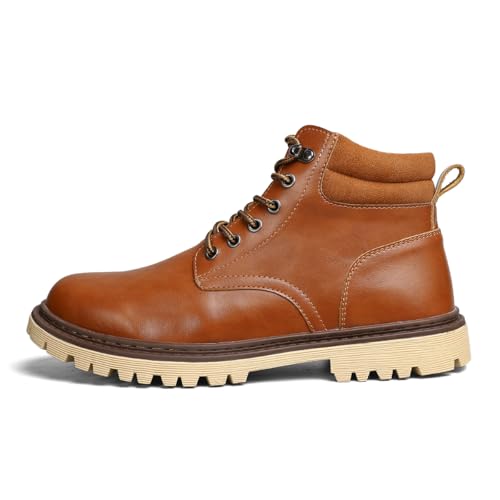 Image of Shaire Men's Leather Chukka Boots | Lace-Up Ankle Boots for Men | Casual Comfort Boots