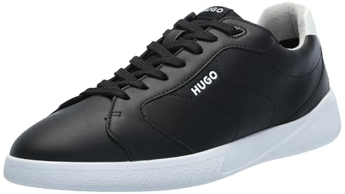 HUGO Men's Fly Leather Cupsole Sneaker