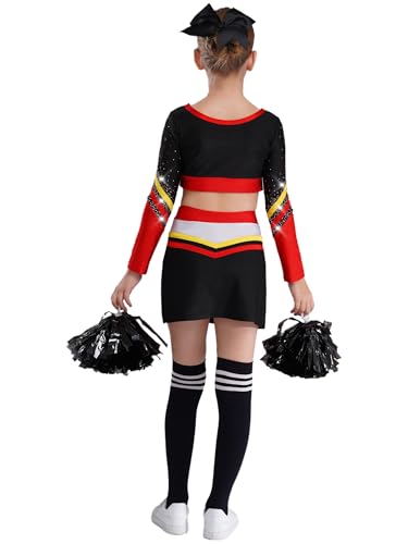 Uniforme de meneuse de grève pour gala de danse et cheerleading ado - 2