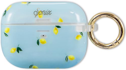Sonix AirPods Pro 3 Protective Case - Hard Shell Cover with Luxe Keychain Clip - Compatible with 3rd Generation AirPods Pro | Lemon Drop