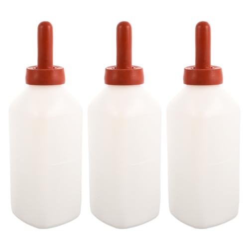 Biberon avec tétine anti colique veaux et agneaux 2 L Yardenfun Lot de 3