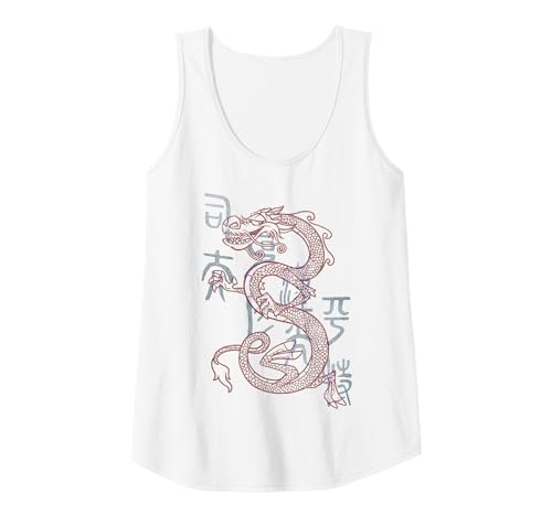 Débardeur Disney Mulan Mushu Dragon Sketch idéal pour vos journées d'été