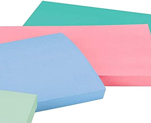 Post-it Notes, 3x5 in, 5 Pads, America's #1 Favorite Sticky Notes, Marseille Collection, Pastel Colors (Pink, Mint, Yellow), Recyclable (655-AST)