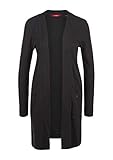 jersey cardigan hat keinen Verschluss s.Oliver Damen Weicher Cardigan aus Jersey Black 38