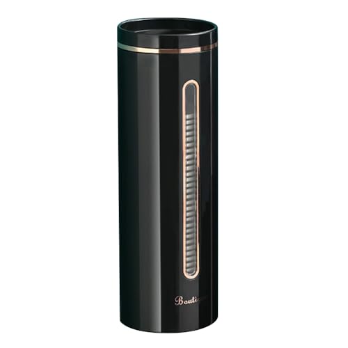 Gehanico カップディスペンサー 紙コップホルダー 使い捨てコップ用ホルダー 壁掛け 大容量 ウォーターサーバー用 紙カップ収納 コンビニ、ビュッフェ、オフィスなど適用 補充簡単 50-95mmコップに対応 (ブラック)