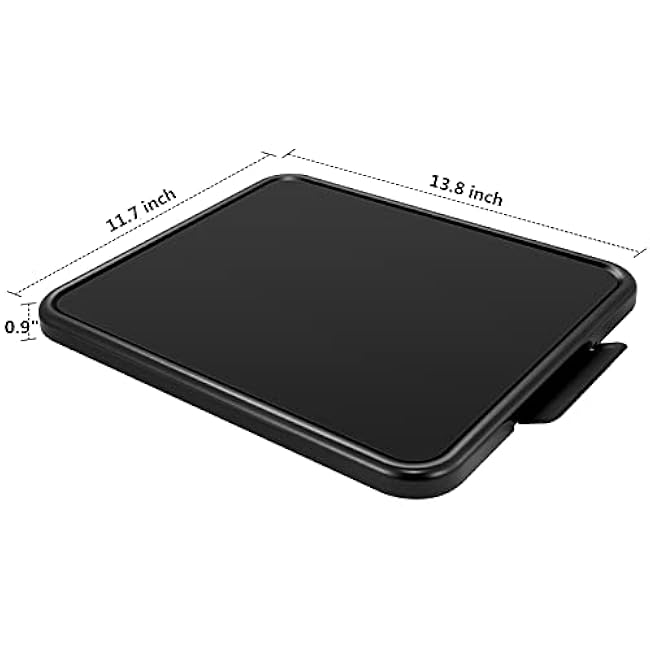 Kitchen Caddy Coffee Maker Sliding Tray, Premium Under Cabinet Appliance Coffee Maker Toaster Blender Air Fryer Stand Mixer (Alloy Steel, 11.7 W x 13.8 D)