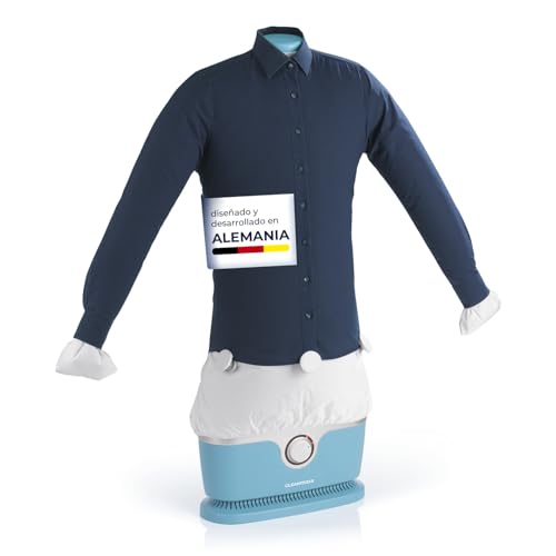 CLEANmaxx Plancha automática de camisas PRO | Sustituye a la plancha, tabla de planchar, plancha de vapor y vaporizador | Plancha con maniquí para camisas, blusas y camisetas | Innovadora y eficaz