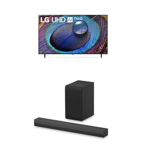 Image of LG 50-Inch Class UR9000 Series Alexa Built-in 4K Smart TV (3840 x 2160),Bluetooth, Wi-Fi, USB, Ethernet, HDMI 60Hz Refresh Rate, AI-Powered 4K,Black, 2.1 ch.Sound Bar with Bluetooth Connectivity
