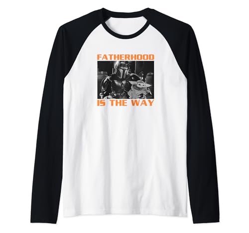 T-shirt Star Wars Mandalorian & Grogu : célébrez le lien unique d'un père avec ce style Raglan