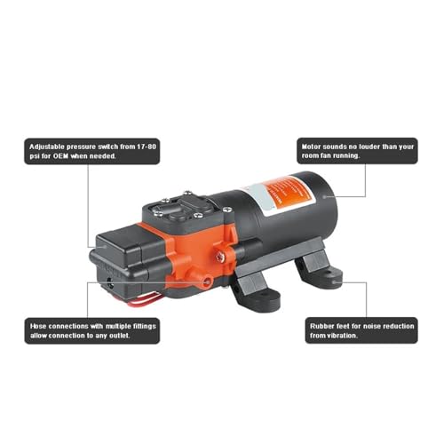 Moteur de distribution d'eau 12V pour resoudre la basse pression
