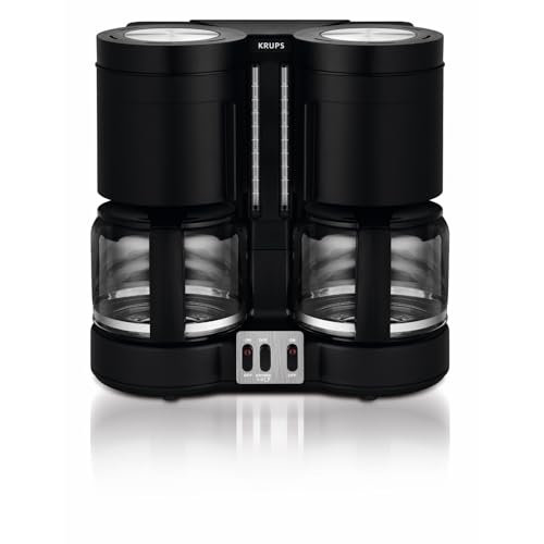 KRUPS Filterkaffeemaschine Duothek Plus, Kombiautomat, 2 unabhängige Brühsysteme, Kaffee und Tee,...