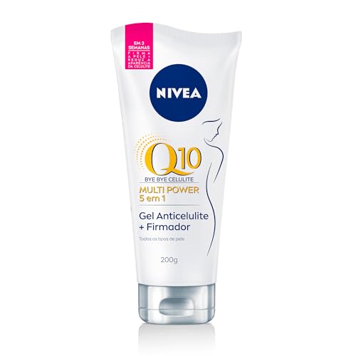 NIVEA Gel Corporal Firmador Bye Bye Celulite 200g - Com textura em gel que não precisa de massagem, reduz furinhos, celulites e melhora a flacidez da pele em 3 semanas, estimulando a renovação celular