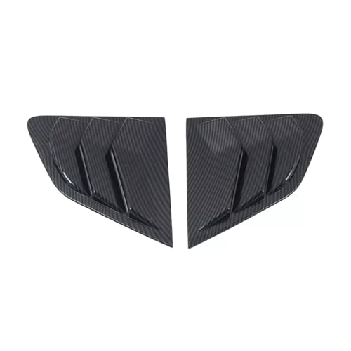 Persiennes de vitre latérale arrière Nissan Rogue Sport 2017-2021, garniture fenêtre carbon