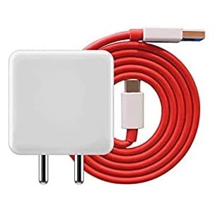 Image of The Black Store Original 30W WARP Charger with Charging Cable for OnePlus 7 Pro / 7T / 7T Pro (Adapter & Cable)