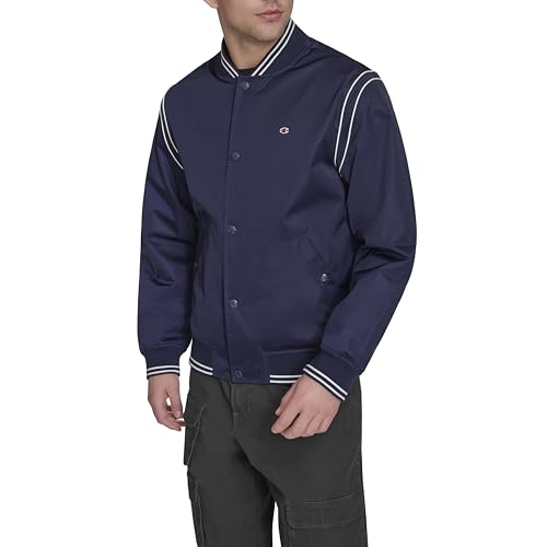 Image of Champion Men's Lightweight Varsity Bomber Jacket
