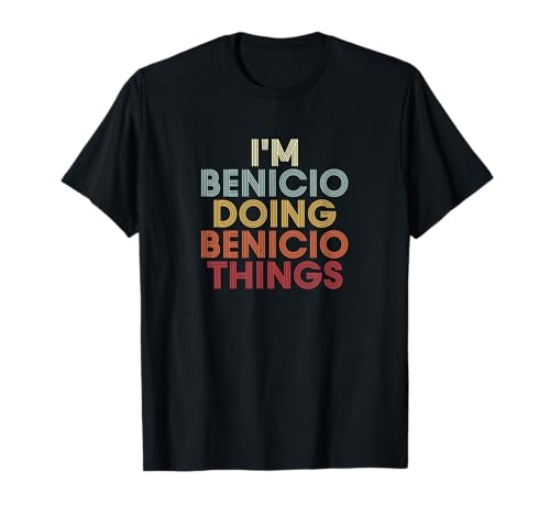 Benicio Name Benicio Personalized Name First Given Camiseta