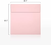 Vista 169 de LUXPaper Sobres de invitación cuadrados Despegar y prensar 8 x 8 pulgadas Natural Texto de 70 libras 50