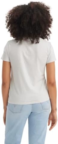 Levi's Women's Perfect Tee, (New) ICY Grey Heather, Medium - 1
