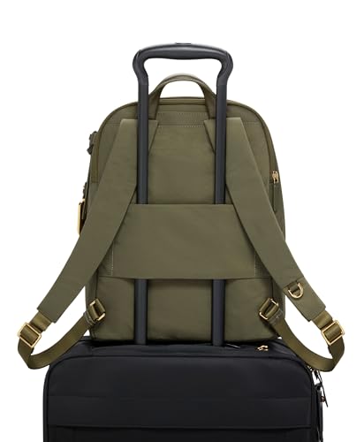 Image of Tumi Womens Halsey Backpack Olive One Size