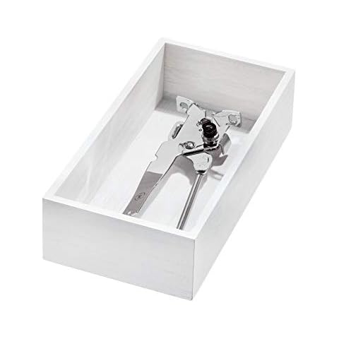 Organizador de cubiertos iDesign de madera de paulownia Cover