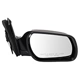 TRQ Passenger Side Mirror Assembly Electric Adjustment Non-Heated No Memory Textured Compatible with 2004-2009 Mazda 3 MA1321142