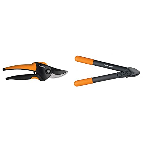 Fiskars Softgrip Bypass Pruner y PowerGear Super Pruner/Lopper miniatura 1