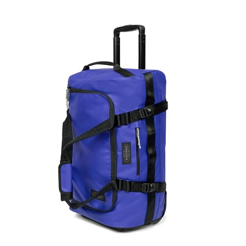 Image of Eastpak Duffel Pack Wheel S - 38L Wheeled Duffel with Telescopic Handle, Convertible Backpack Straps, Weatherproof Finish & Gear Loops